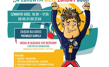 Bezpłatne zajęcia dla dzieci z gimnastyki korekcyjnej na Sali Fitness!